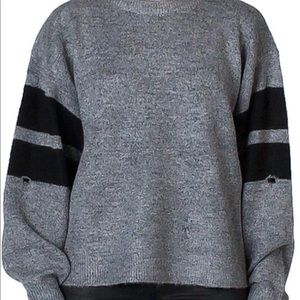 CurrentElliott The Yates Distressed Sweater size 1